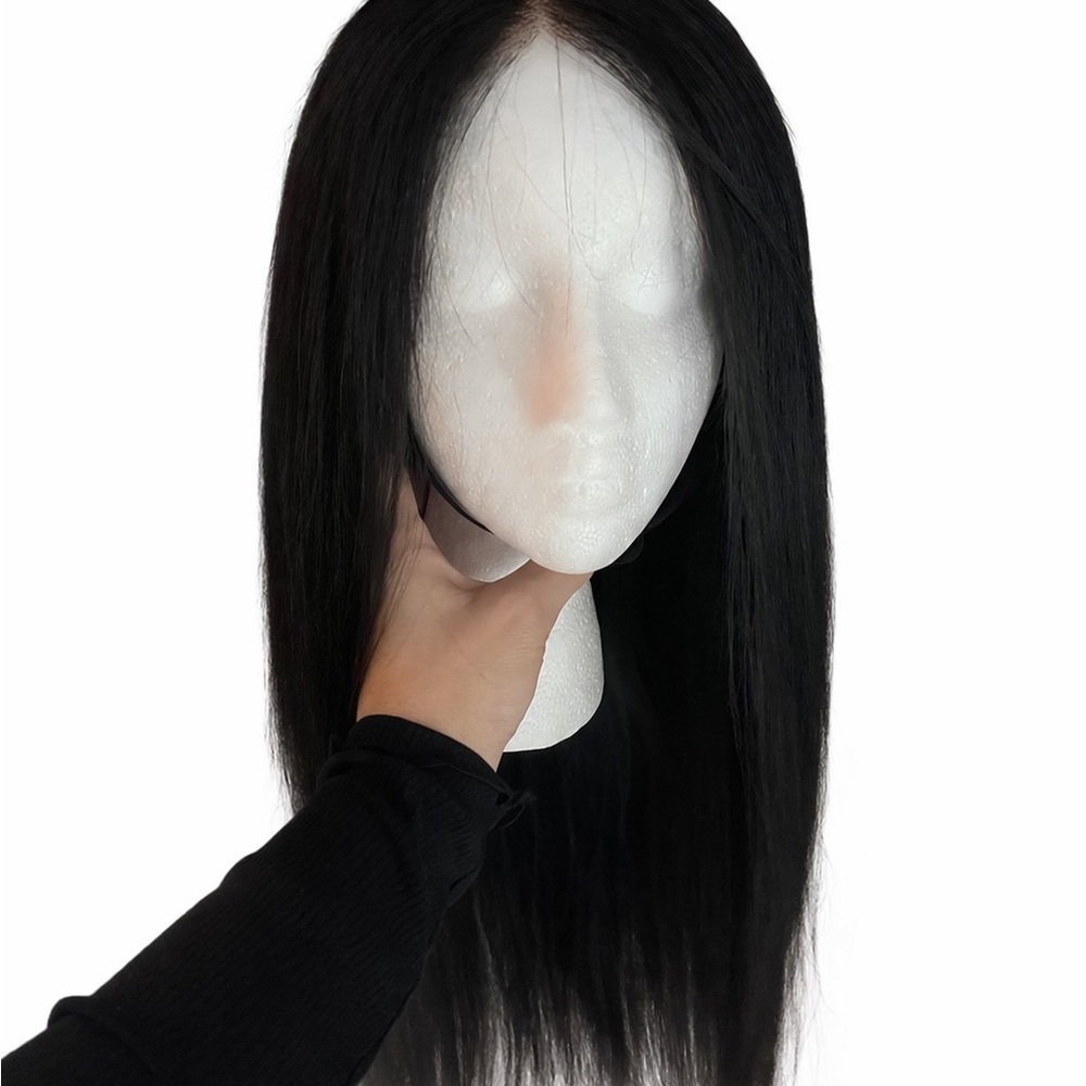 18 inch Yaki straight 7x5 human hair wig by Nadula - Picture 3 of 7